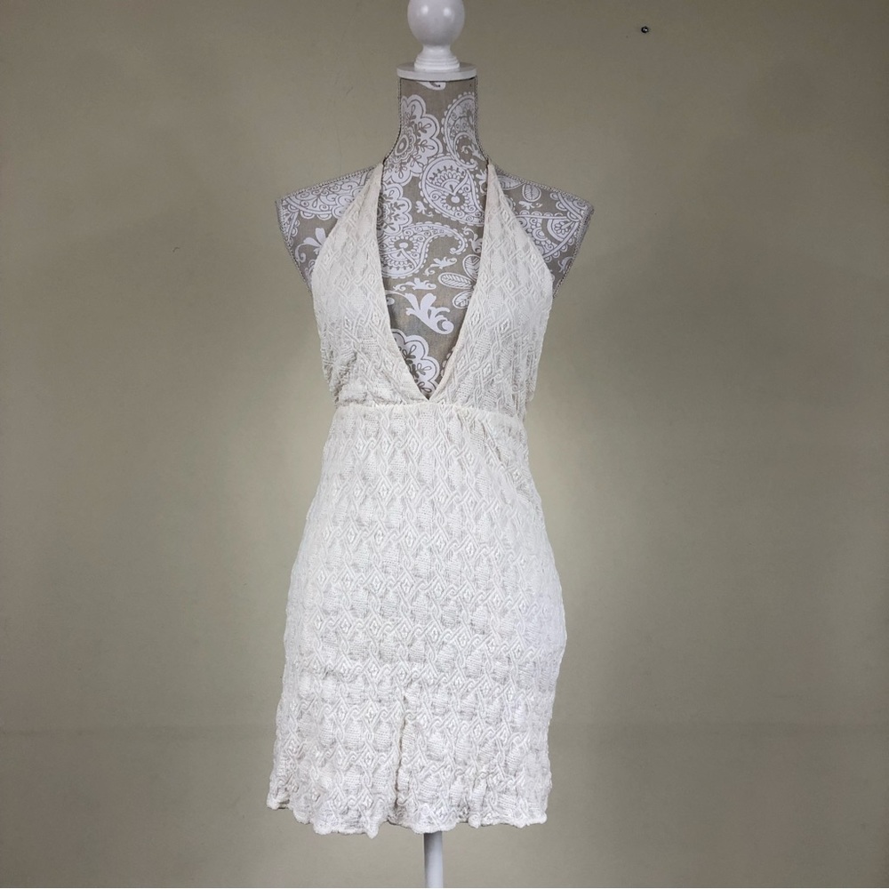 For love and lemons sexy halter mini dress